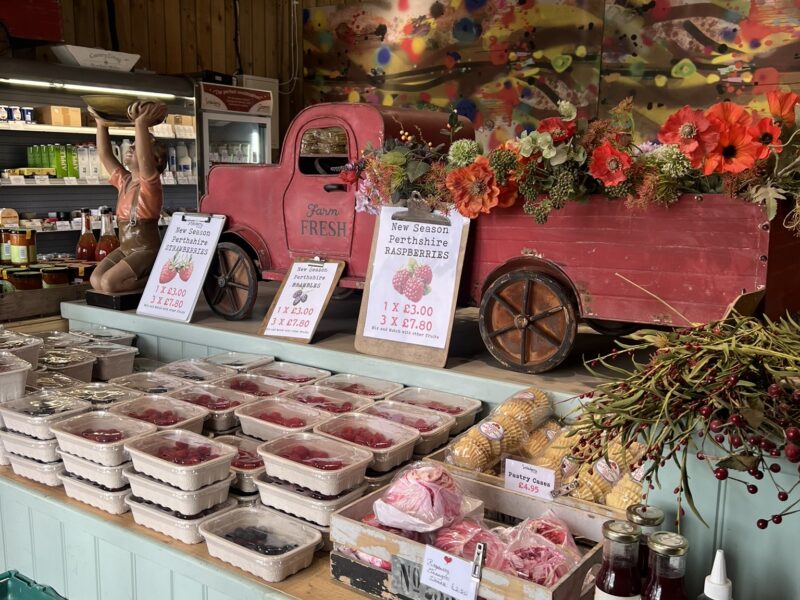 strawberry shop scones of lethendy